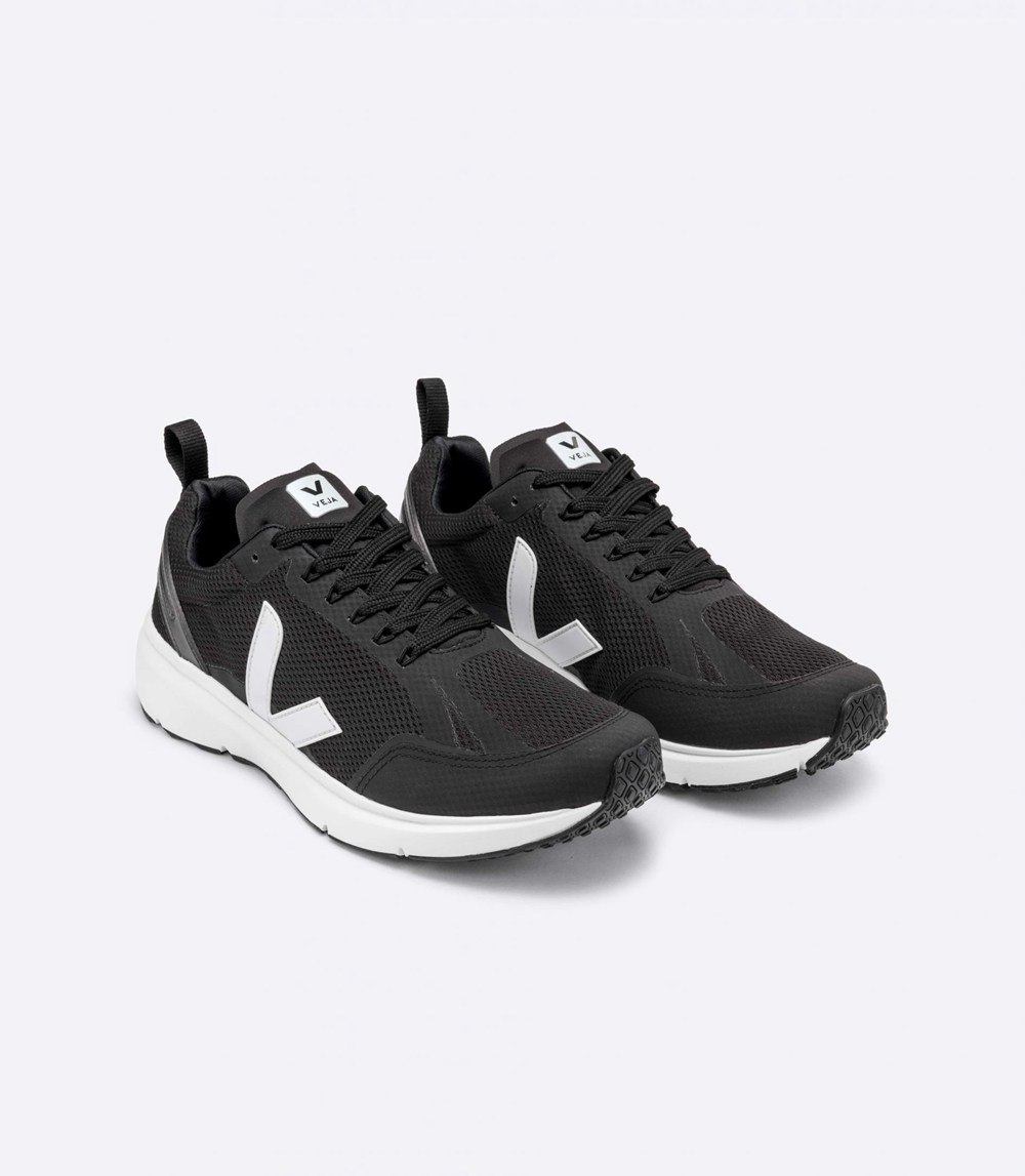 Veja Sneakers Womens - Condor 2 Alveomesh - Black/White - 9605PGOLM